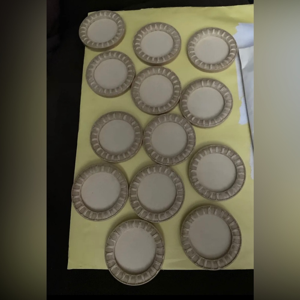 Antique Vintage Milk Bottle Tops Caps Lids, Lot Of 13.
